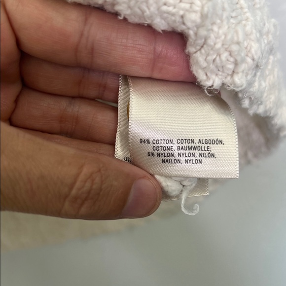 Anthropologie - Moth Wood Button Turtleneck Cream Long Sleeve Knit Sweater XS - Picture 8 of 12